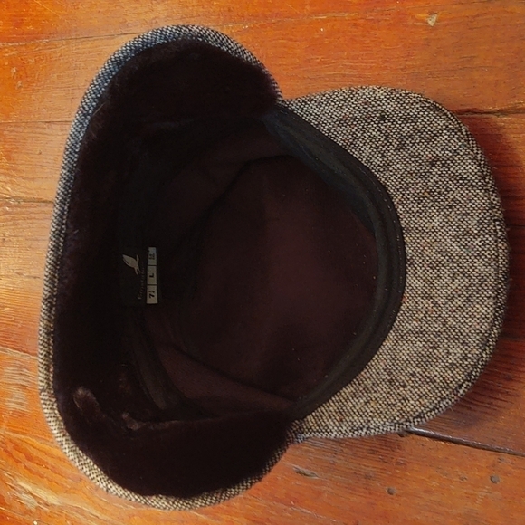 Emstate Gray Combat Cap with Ear Flaps Sz L - Picture 5 of 6